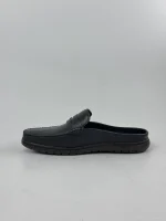 Nolan Backless Penny Loafers - Black - Image 2