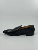 Grant Classic Penny Loafers - Black - Image 3