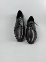 Classic Derby Dress Shoes - Brown - Image 4