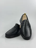 Elliot Casual Penny Loafers - Black - Image 4