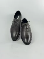 Harrison Cap-Toe Oxford Shoes - Brown - Image 5