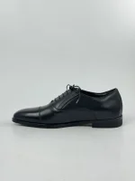 Harrison Cap-Toe Oxford Shoes - Black - Image 2