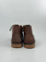 Classic Brown Lace-Up Ankle Boots - Image 3