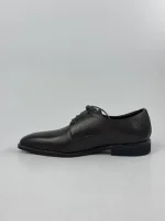 Classic Derby Dress Shoes - Brown - Image 3