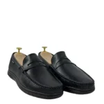 Elliot Casual Penny Loafers - Black