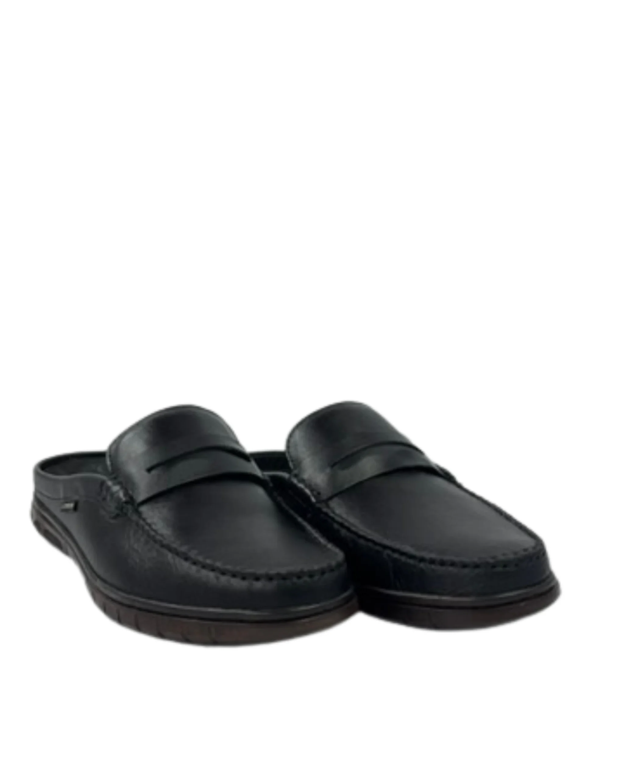 Nolan Backless Penny Loafers Nolan Backless Penny Loafers - Black - Image 1