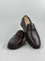 Elliot Casual Penny Loafers - Brown - Image 6