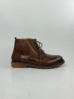 Classic Brown Lace-Up Ankle Boots - Image 2