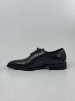 Classic Derby Dress Shoes - Black - Image 3