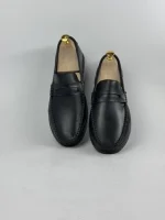 Elliot Casual Penny Loafers - Black - Image 6