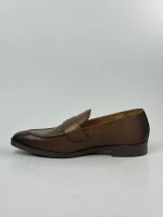 Grant Classic Penny Loafers - Brown - Image 3