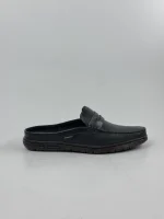 Nolan Backless Penny Loafers - Black - Image 3