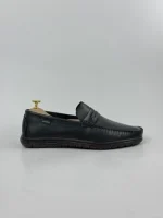 Elliot Casual Penny Loafers - Black - Image 3