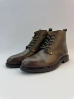 Classic Lace-Up Cap-Toe Ankle Boots for Men - Image 5