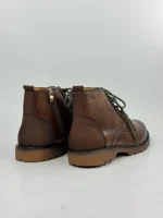 Classic Brown Lace-Up Ankle Boots - Image 4