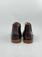 Classic Rugged Chelsea Boots - Brown - Image 6