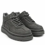Heritage Platform Boots - Dark Grey