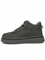 Heritage Platform Boots - Dark Grey - Image 2