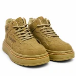 Heritage Platform Boots - Camel Brown