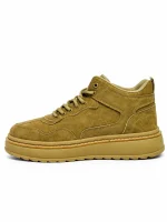 Heritage Platform Boots - Camel Brown - Image 2