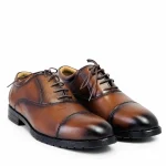 Classic Cap-Toe Shoes – Brown