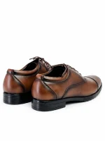 Classic Cap-Toe Shoes – Brown - Image 4