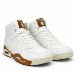 Court High-Top Sneakers – Brown