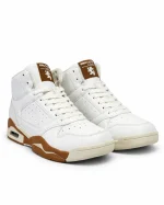 Court High-Top Sneakers – Brown