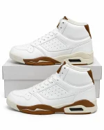 Court High-Top Sneakers – Brown - Image 5