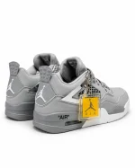 Nike Air Jordan 4 – Grey - Image 4
