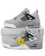 Nike Air Jordan 4 – Grey - Image 5