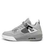 Nike Air Jordan 4 – Grey - Image 3