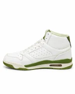 Court High-Top Sneakers – Olive Green - Image 3