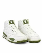 Court High-Top Sneakers – Olive Green