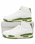 Court High-Top Sneakers – Olive Green - Image 5